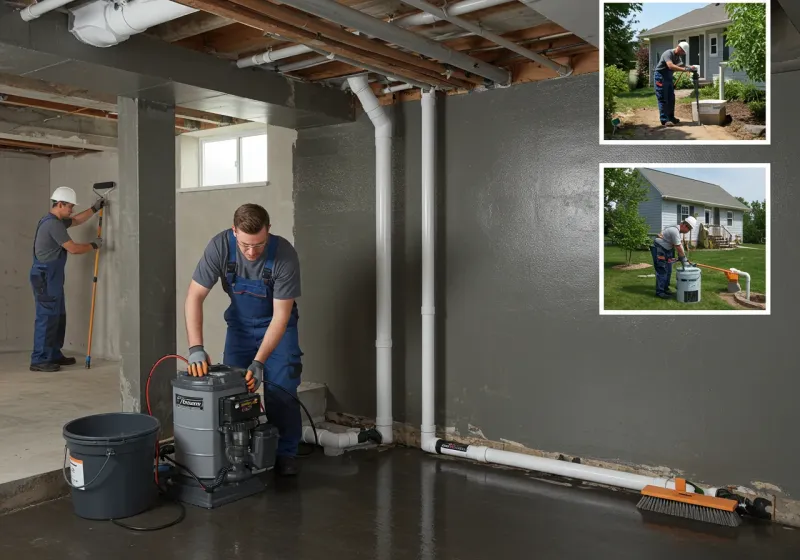 Basement Waterproofing and Flood Prevention process in Paris, TX